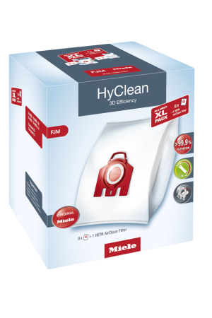 Комплект мешков пылесборников Allergy XL Pack 2 HyClean FJM + фильтр HA 50 Miele купить в Санкт-Петербурге | Всегда в наличии! | Артикул 10632910 | Официальный сайт