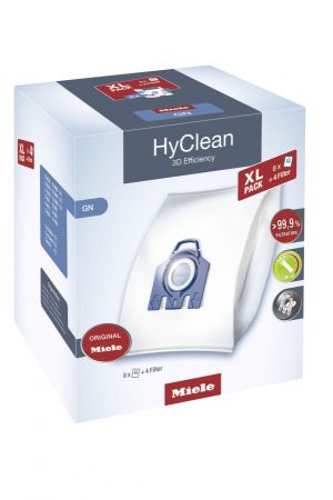 Комплект мешков пылесборников XL GN HyClean 3D Miele купить в Санкт-Петербурге | Всегда в наличии! | Артикул 10455000 | Официальный сайт